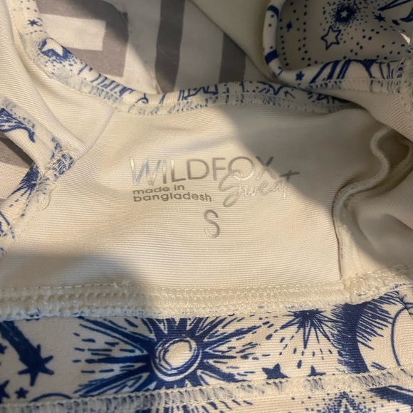 Wildfox | Wildfox athleisure Cosmic Blue Sports Bra and Leggings Set NWT S / XS - Picture 10 of 11